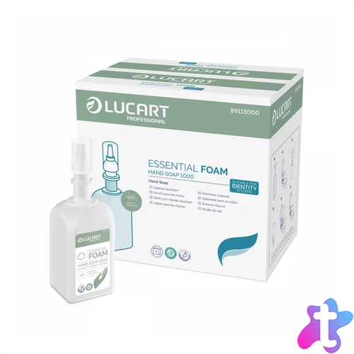 Habszappan utántöltő 1 liter Identity Essential Lucart_89113000