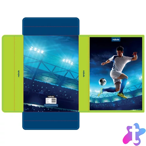 Füzetbox A4, hullámkarton, Oxi-Foci, Nebulo