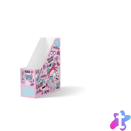 Irattartó papucs 9 cm, karton, Girl Power, Nebulo