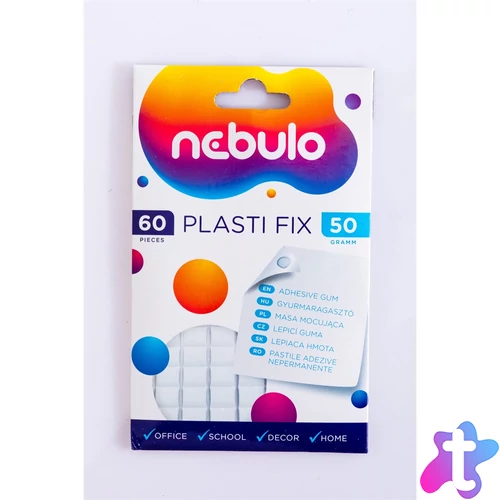 Gyurmaragasztó 50g. 60 kocka Plasti Fix, Nebulo