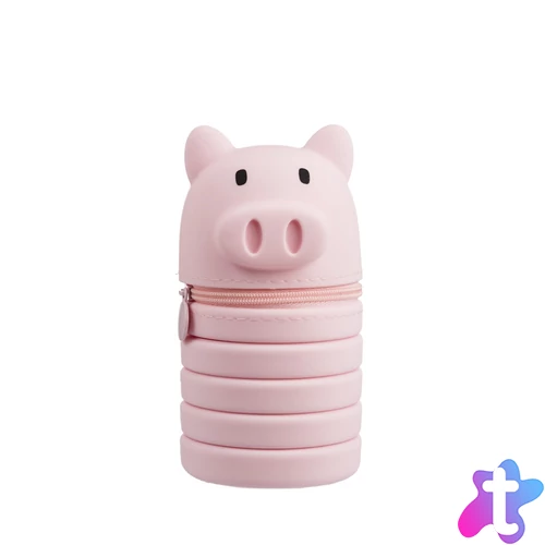 Tolltartó, szilikon, malac, Nebulo