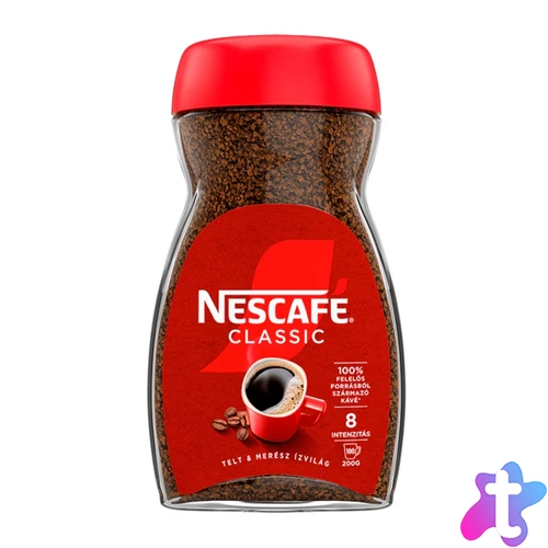 Kávé instant, 200g, üveges Nescafé Classic