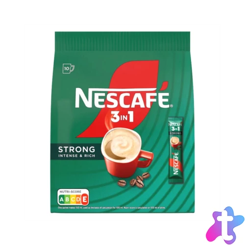Kávé instant, 10 x 16g, 3in1 Nescafé Strong Nescafé