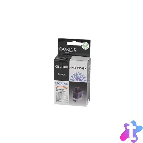 Brother CB09/CB41/CB47/LC900/LC950 tintapatron black ORINK