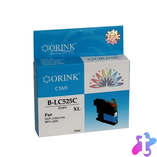 Brother LC525XL tintapatron cyan ORINK