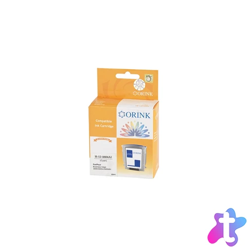 Utángyártott Hp 12/C4804 tintapatron cyan ORINK