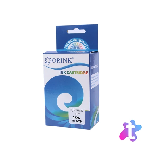 Utángyártott Hp 21XL/C9351CE tintapatron black ORINK