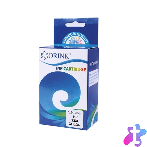 Utángyártott Hp 22XL/C9352CE tintapatron color ORINK