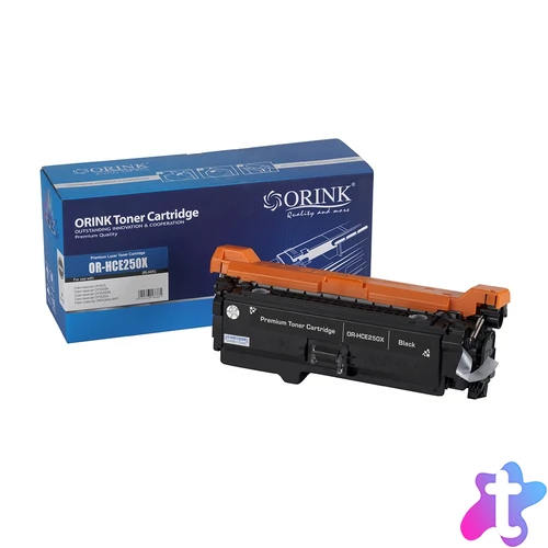 Utángyártott Hp CE250X/CE400X toner black ORINK