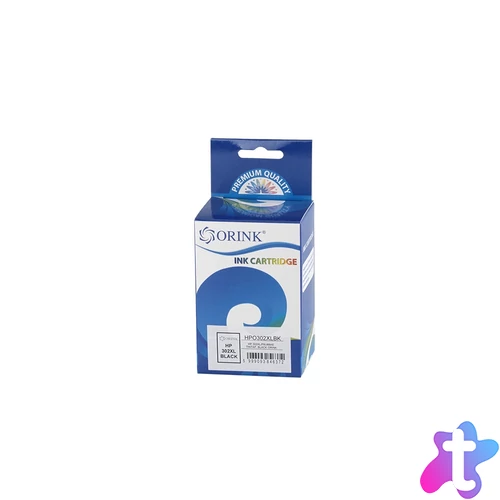 Utángyártott Hp 302XL/F6U68AE tintapatron black ORINK