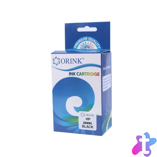 Utángyártott Hp 350XL/CB336EE tintapatron black ORINK
