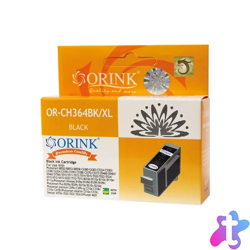 Utángyártott Hp 364XL/CN684EE tintapatron black ORINK