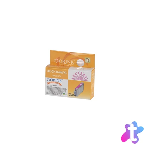 Utángyártott Hp 364XL/CB324EE tintapatron magenta ORINK
