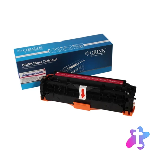 Utángyártott Hp CC533A/CE413A/CF383A/Canon crg718 toner magenta ORINK