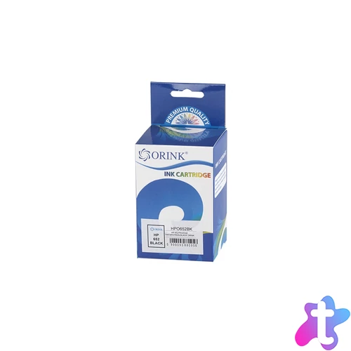 Utángyártott Hp 652/F6V25AE tintapatron black ORINK