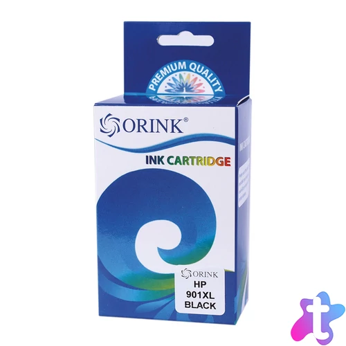 Utángyártott Hp 901XL/CC654AE tintapatron black ORINK