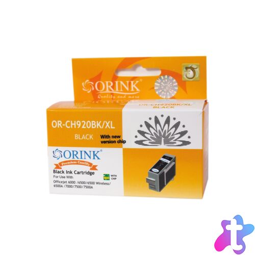 Hp 920XL/CD975A tintapatron black ORINK