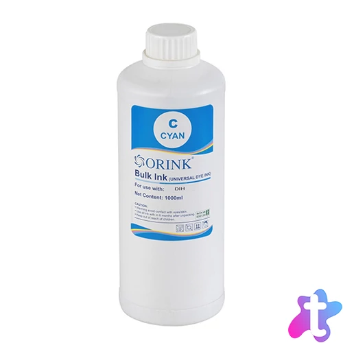 Utángyártott Ink Hp Universal dye cyan 1l ORINK