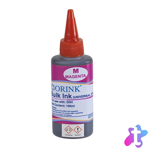 Utángyártott Ink Hp Universal dye magenta 100ml ORINK