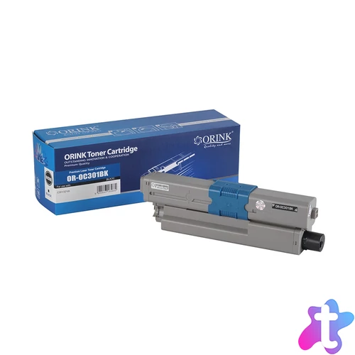 Oki C301/C321 toner black ORINK