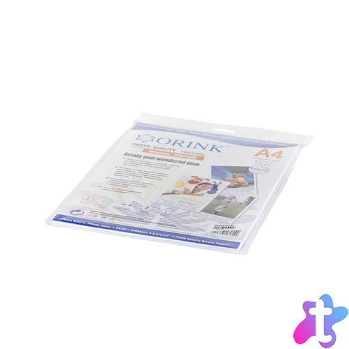 Fotópapír Pp A4, S 230g. 20lap fényes Orink (P660230S20)