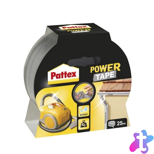 Ragasztószalag 48mmx25m téphető szálerősített Power Tape Pattex ezüst