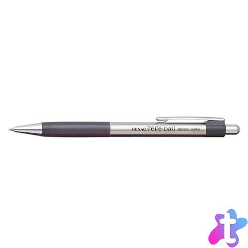 Golyóstoll 0,7mm, fekete test Penac Pépé, írásszín kék