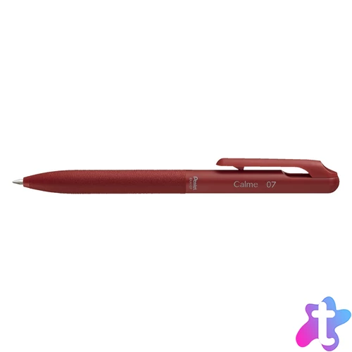 Golyóstoll nyomógombos 0,35mm, BXA107B-B Pentel CALME, írásszín piros