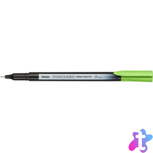 Rostirón, tűfilc 0,4mm, Pentel Pointliner almazöld