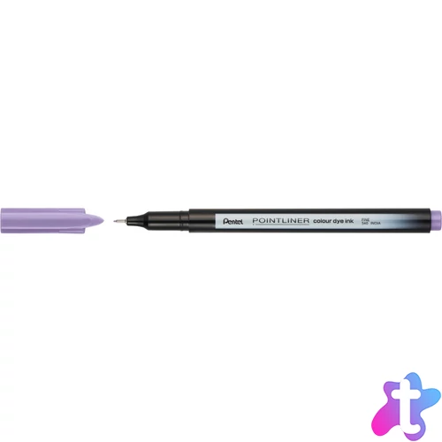 Rostirón, tűfilc 0,4mm, Pentel Pointliner levendula
