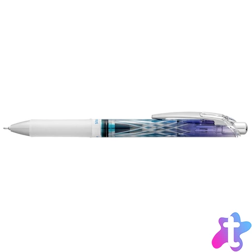 Rollertoll zselés 0,5mm, tűhegyű Pentel EnerGelX,Kiriko Edition, Lattice írásszín kék