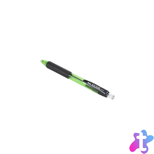 Golyóstoll 0,35mm, háromszög fogózóna Pentel Kachiri BK457D-D, írásszín zöld