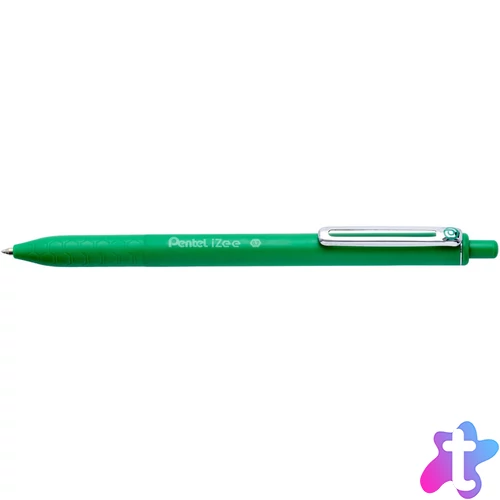 Golyóstoll nyomógombos 0,35mm, Pentel iZee, írásszín zöld