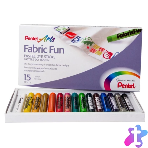 Textilkréta 15 db-os készlet PTS2-15 Pentel