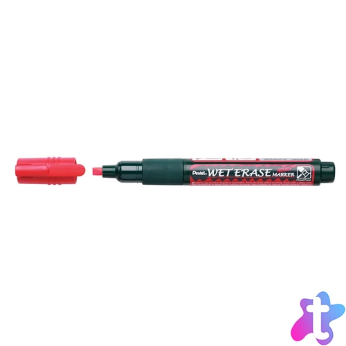 Krétamarker vágott, törölhető folyékony SMW26-BO Pentel piros