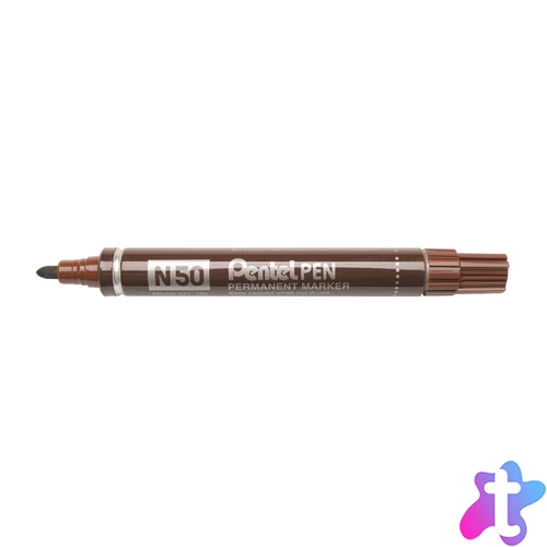Alkoholos marker fém testű 4,3mm kerek hegyű N50-EE Pentel Extreme barna