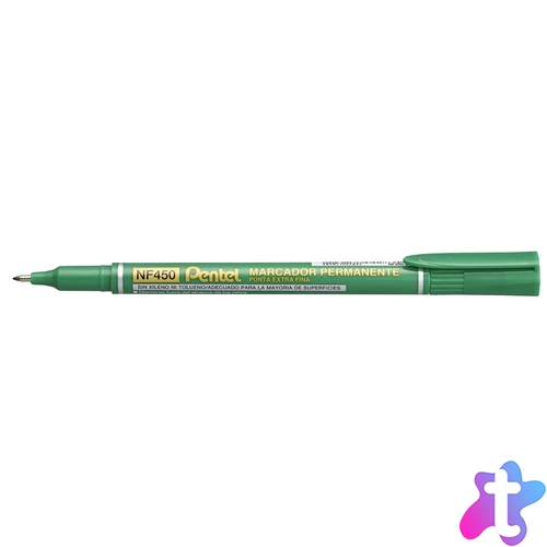 Alkoholos marker 1,2mm NF450-D Pentel vékony hegyű OHP S zöld