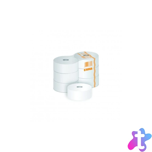 Toalettpapír 2 rétegű közületi átmérő: 26 cm 100 % cellulóz 255 m/tekercs 6 tekercs/karton Peppy_67096A