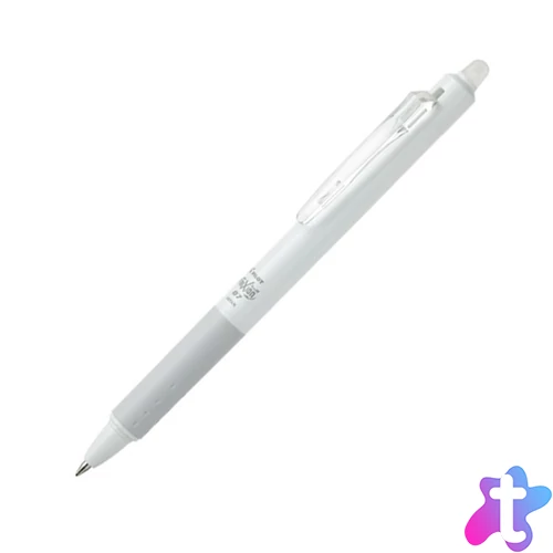 Rollertoll 0,7mm, törölhető Pilot Frixion Clicker, fehér test, írásszín kék