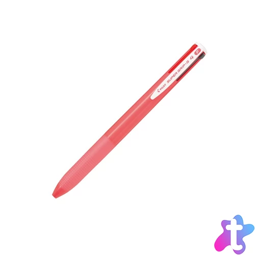 Golyóstoll 4 színű Pilot Super Grip G pink test