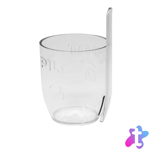 Írószertartó pohár műanyag, kerek Pilot átlátszó