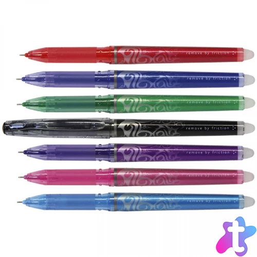 Rollertoll 0,5mm, tűhegyű törölhető Pilot Frixion Point, írásszín fekete