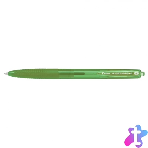 Golyóstoll 0,7 nyomógombos F Super Grip G Pilot, írásszín zöld