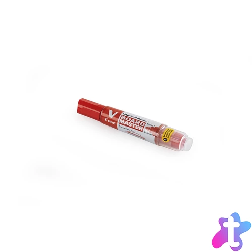 Táblamarker 2,3mm, kerek hegyű, utántölthető medium V-Board Pilot piros