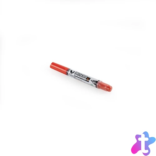 Táblamarker 0,8mm, kerek hegyű, utántölthető ultra fine V-Board Pilot piros