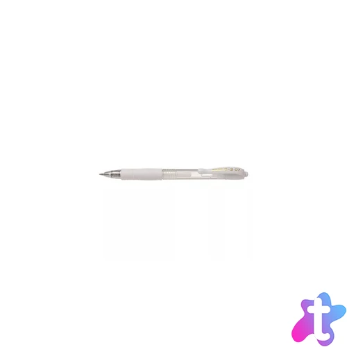Zseléstoll 0,7mm, nyomógombos Pilot G-2, írásszín pasztell fehér