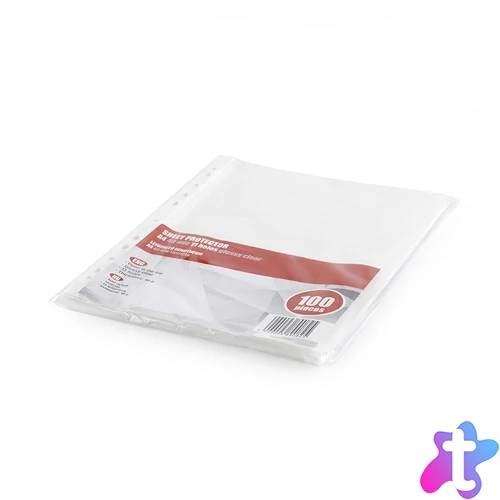 Genotherm lefűzhető, A4, 40 micron fényes víztiszta Redin 100 db/csomag,