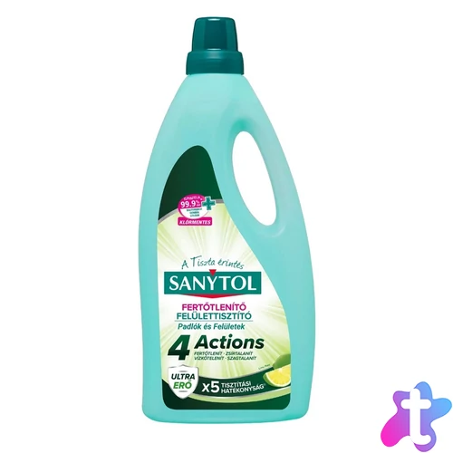 Felületfertőtlenítő 1 liter Sanytol_4Actions lime