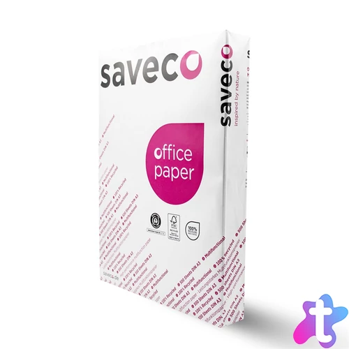 Másolópapír A3, 80g, újrahasznosított ISO 70 fehérségű  Saveco Orange Label 500ív/csomag