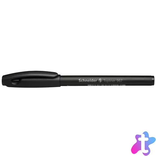 Rostirón, tűfilc 0,4mm, Schneider TopLiner 967, fekete